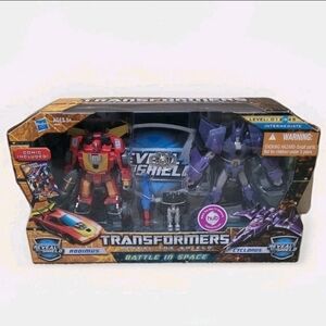 NEW Hasbro Transformers-Reveal the Shield-Battle in Space-Rodimus vs. Cyclonus